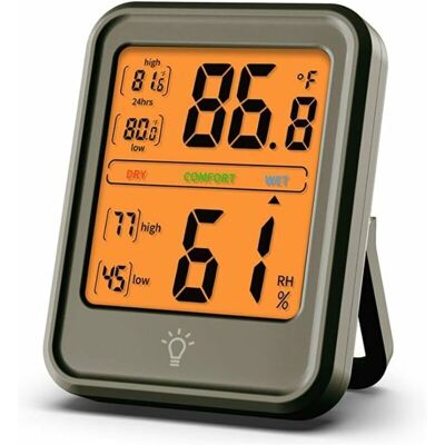 BRINSEA Hygromètre Numérique - Thermomètre Intérieur Professionnel Jauge D'Humidité Avec Moniteur De Température Humidité Pour Maison Garage,1 Pièce, Gris - Publicité BRINSEA Hygromètre Numérique - Thermomètre Intérieur Professionnel Jauge D'Humidité Avec Moniteur De Température Humidité Pour Maison Garage,1 Pièce, Gris - Publicité