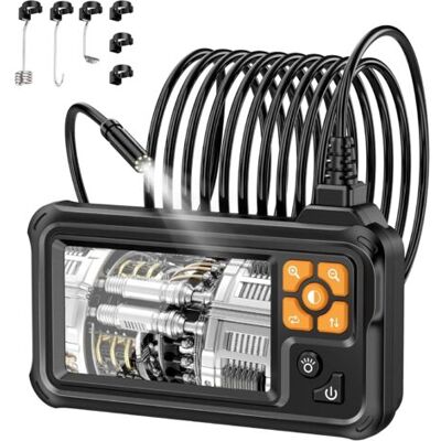 SCORPIO Endoscope Numérique Industriel Hd 1080p, Caméra D'Inspection Endoscopique Ips 4,3 Pouces Avec Sonde D'Égout Étanche Ip67 Portable Avec 8 Led Et Câble Semi-rigide De 5 M - Publicité SCORPIO Endoscope Numérique Industriel Hd 1080p, Caméra D'Inspection Endoscopique Ips 4,3 Pouces Avec Sonde D'Égout Étanche Ip67 Portable Avec 8 Led Et Câble Semi-rigide De 5 M - Publicité