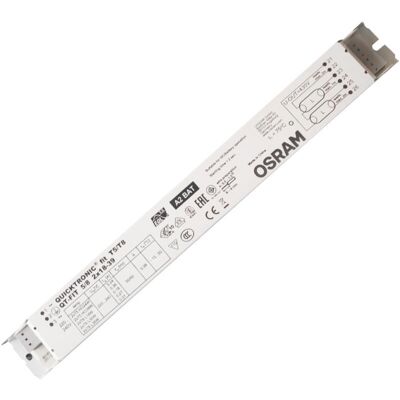 ACKERMAN Ballast Électronique Non Gradable Qt-fit 5/8 2x18-39/220-240 Unv1, Métal, Blanc, 1 Pièce - Publicité ACKERMAN Ballast Électronique Non Gradable Qt-fit 5/8 2x18-39/220-240 Unv1, Métal, Blanc, 1 Pièce - Publicité