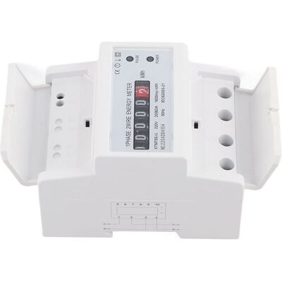 MOXIE Compteur D'Énergie Digital 1 Phase 2 Wire 4p Din-rail Electric Meter Electronic Kwh Meter 220v, Compteur De Rétroéclairage Électronique 1pc(20(80) A) - Publicité MOXIE Compteur D'Énergie Digital 1 Phase 2 Wire 4p Din-rail Electric Meter Electronic Kwh Meter 220v, Compteur De Rétroéclairage Électronique 1pc(20(80) A) - Publicité