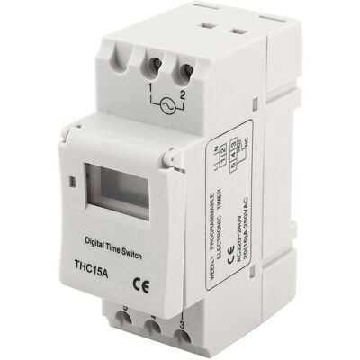 OEM Jeffergarden Thc15a 220‑240vac 20a Commutateur De Minuterie Numérique Programmable Sur Rail Din-dou - Publicité OEM Jeffergarden Thc15a 220‑240vac 20a Commutateur De Minuterie Numérique Programmable Sur Rail Din-dou - Publicité