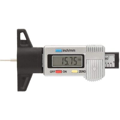 MOXIE Jauge De Profondeur D'Inspection D'Échelle De Pneu Numérique Lcd Professionnel Dans 0-25.4mm Outil De Mesure D'Inspection De Bande De Roulement 0.01mm - Publicité MOXIE Jauge De Profondeur D'Inspection D'Échelle De Pneu Numérique Lcd Professionnel Dans 0-25.4mm Outil De Mesure D'Inspection De Bande De Roulement 0.01mm - Publicité