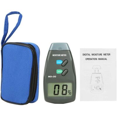 MOXIE Humidimètre En Bois, Détecteur D'Humidimètre En Bois À Affichage Numérique Lcd 2 Broches Md-2g Lcd Digital Hygromètre Humidité Testeur - Publicité MOXIE Humidimètre En Bois, Détecteur D'Humidimètre En Bois À Affichage Numérique Lcd 2 Broches Md-2g Lcd Digital Hygromètre Humidité Testeur - Publicité