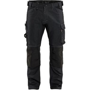 BLAKLADER Pantalon De Travail Artisan Denim Stretch 1751 Noir Xl - Fr(48) - Se(c54) - Courtes - Publicité BLAKLADER Pantalon De Travail Artisan Denim Stretch 1751 Noir Xl - Fr(48) - Se(c54) - Courtes - Publicité