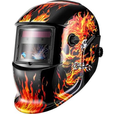 NONAME Masque Soudure: Grand Écran De Vue Auto Darkening Casque De Soudage À Énergie Solaire, Avec Batterie Remplaçable, Longue Durée De Travail Pour Tig Mig Arc Grind - Publicité NONAME Masque Soudure: Grand Écran De Vue Auto Darkening Casque De Soudage À Énergie Solaire, Avec Batterie Remplaçable, Longue Durée De Travail Pour Tig Mig Arc Grind - Publicité