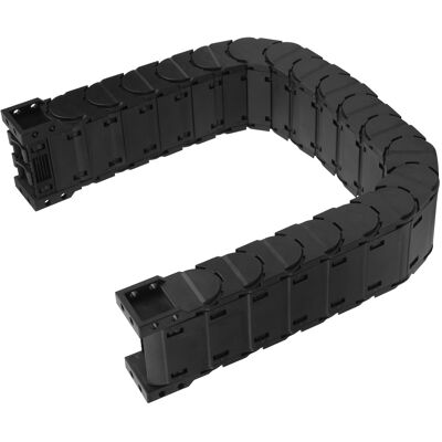 NANNIGR Chaîne De Traînée De Câble, Série Entièrement Fermée À Faible Bruit, Lignes De Remorquage De Réservoir, Assemblage Amovible D25 X 25, 1 Mètre - Publicité NANNIGR Chaîne De Traînée De Câble, Série Entièrement Fermée À Faible Bruit, Lignes De Remorquage De Réservoir, Assemblage Amovible D25 X 25, 1 Mètre - Publicité
