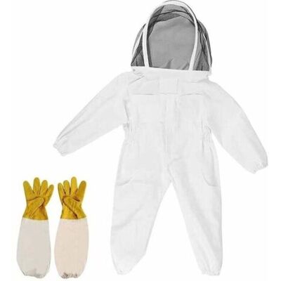 Bunthaus Combinaison D'Apiculteur Enfant En Coton – Taille M – Veste, Voile, Chapeau Et Gants Inclus – Protection Efficace Pour Visites De Ferme - Publicité Bunthaus Combinaison D'Apiculteur Enfant En Coton – Taille M – Veste, Voile, Chapeau Et Gants Inclus – Protection Efficace Pour Visites De Ferme - Publicité