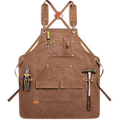ABYSSE Tablier En Toile Super Épais, Multifonction, Poche, Cuisine, Manucure, Nettoyage, Uniforme, Travail Du Bois, Mécanicien, Ferme, Ranch, Tablier De Protection - Publicité ABYSSE Tablier En Toile Super Épais, Multifonction, Poche, Cuisine, Manucure, Nettoyage, Uniforme, Travail Du Bois, Mécanicien, Ferme, Ranch, Tablier De Protection - Publicité