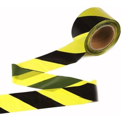 SANS MARQUE Ruban Adhésif De Signalisation - 48 Mm X 30 M Par Rouleau - Pour Le Marquage Au Sol/sécurité - Rayures Noires/jaunes - Publicité SANS MARQUE Ruban Adhésif De Signalisation - 48 Mm X 30 M Par Rouleau - Pour Le Marquage Au Sol/sécurité - Rayures Noires/jaunes - Publicité
