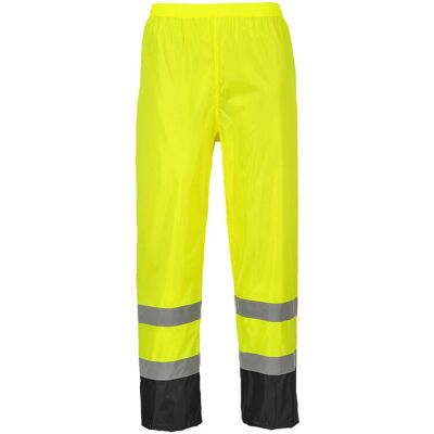 Pantalon De Pluie Haute Visibilité Portwest Bicolore Jaune / Noir 4xl - Publicité Pantalon De Pluie Haute Visibilité Portwest Bicolore Jaune / Noir 4xl - Publicité