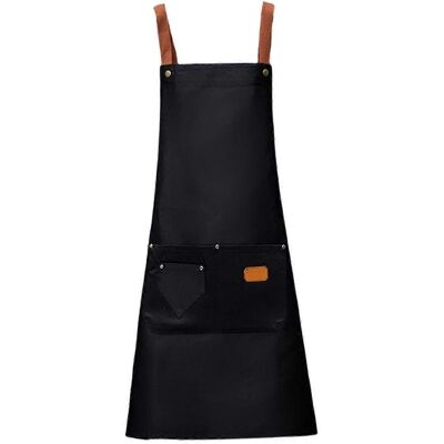 YUDO Tablier À Bavette Ajustable, Tablier De Cuisine Résistant Pour Chef De Restaurant-black - Publicité YUDO Tablier À Bavette Ajustable, Tablier De Cuisine Résistant Pour Chef De Restaurant-black - Publicité