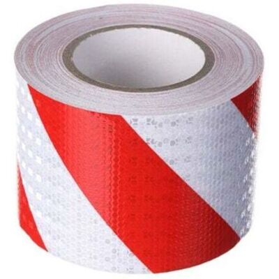 SANS MARQUE Ruban De Signalisation Réfléchissant 10 Cm X 25 M – Pvc Haute Qualité – Résistant Aux Intempéries – Pour Chantiers Et Sécurité Routière - Publicité SANS MARQUE Ruban De Signalisation Réfléchissant 10 Cm X 25 M – Pvc Haute Qualité – Résistant Aux Intempéries – Pour Chantiers Et Sécurité Routière - Publicité