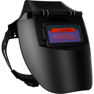Casque De Soudage À Obscurcissement Automatique, Alimenté Par Énergie Solaire Et Batterie Rechargeable, Vision Claire, Pour Soudage Mig, À L'Arc Et Tig, Noir. Publicité Casque De Soudage À Obscurcissement Automatique, Alimenté Par Énergie Solaire Et Batterie Rechargeable, Vision Claire, Pour Soudage Mig, À L'Arc Et Tig, Noir. Publicité