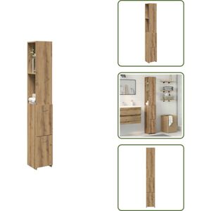 VIDAXL Armoire De Salle De Bain Chêne Artisanal 25x25x170 Cm - Armoire De Salle De Bain - Armoires De Salle De Bain - Armoire De Rangement De Salle De Bain - Meuble De Bain - Publicité VIDAXL Armoire De Salle De Bain Chêne Artisanal 25x25x170 Cm - Armoire De Salle De Bain - Armoires De Salle De Bain - Armoire De Rangement De Salle De Bain - Meuble De Bain - Publicité