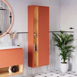 Bernstein - Meuble Colonne Armoire Suspendue Abricot Mat Mdf 60x24x170cm (lxhxp), Charnières Flexibles Gauche/droite - Beldivo Abricot Mat - Publicité Bernstein - Meuble Colonne Armoire Suspendue Abricot Mat Mdf 60x24x170cm (lxhxp), Charnières Flexibles Gauche/droite - Beldivo Abricot Mat - Publicité