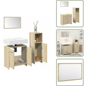 Vidaxl - Ensemble De Meubles De Salle De Bain 3 Pcs Chêne Sonoma - Ensemble De Meubles De Salle De Bain - Ensembles De Meubles De Salle De Bain - Armoire De Rangement De Salle De Bain - Armoire De Bain - Publicité Vidaxl - Ensemble De Meubles De Salle De Bain 3 Pcs Chêne Sonoma - Ensemble De Meubles De Salle De Bain - Ensembles De Meubles De Salle De Bain - Armoire De Rangement De Salle De Bain - Armoire De Bain - Publicité