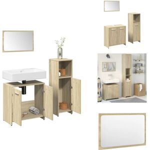 Vidaxl - Ensemble De Meubles De Salle De Bain 3 Pcs Chêne Sonoma - Ensemble De Meubles De Salle De Bain - Ensembles De Meubles De Salle De Bain - Armoire De Rangement De Salle De Bain - Armoire De Bain - Publicité Vidaxl - Ensemble De Meubles De Salle De Bain 3 Pcs Chêne Sonoma - Ensemble De Meubles De Salle De Bain - Ensembles De Meubles De Salle De Bain - Armoire De Rangement De Salle De Bain - Armoire De Bain - Publicité
