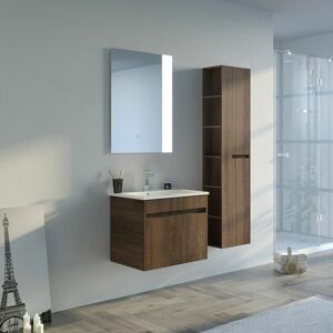 Distribain - Meuble de salle de bain bovalino 600 Chêne Foncé - Publicité Distribain - Meuble de salle de bain bovalino 600 Chêne Foncé - Publicité