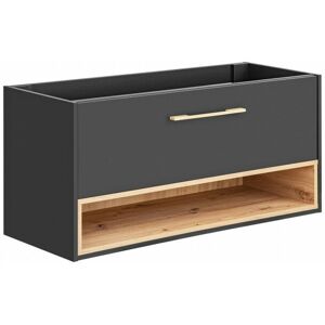 LOMADOX Meuble sous vasque mural - L 120 x P 46 x H 57 cm - Brunei Cosmos - Livraison gratuite - Publicité LOMADOX Meuble sous vasque mural - L 120 x P 46 x H 57 cm - Brunei Cosmos - Livraison gratuite - Publicité