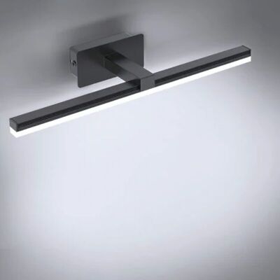 Melissa Lampe Pour Miroir De Salle De Bain Led Noir 40cm - 9w Lumière Blanche - Adapté Aux Meubles Miroir 40-60cm - Publicité Melissa Lampe Pour Miroir De Salle De Bain Led Noir 40cm - 9w Lumière Blanche - Adapté Aux Meubles Miroir 40-60cm - Publicité