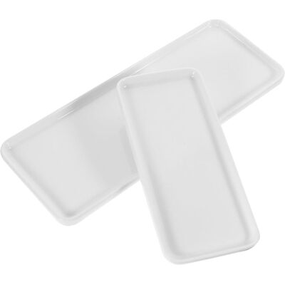 GRASSLIN Plateaux De Salle De Bain En Céramique Blanche Plateau Multifonctionnel Stable Lot De 2 Pour Cosmétiques Et Bijoux, Pour Salle De Bain Et Meuble Lavabo'-'- - Publicité GRASSLIN Plateaux De Salle De Bain En Céramique Blanche Plateau Multifonctionnel Stable Lot De 2 Pour Cosmétiques Et Bijoux, Pour Salle De Bain Et Meuble Lavabo'-'- - Publicité