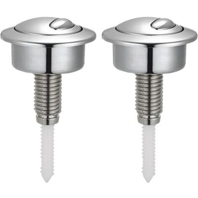 ABYSSE Ensemble De 2 Boutons-poussoirs À Double Chasse D'Eau Pour Réservoir De Toilette Siamp Pour Optima 49 Twyford Vitra Bouton-poussoir À Double Chasse D'Eau - Publicité ABYSSE Ensemble De 2 Boutons-poussoirs À Double Chasse D'Eau Pour Réservoir De Toilette Siamp Pour Optima 49 Twyford Vitra Bouton-poussoir À Double Chasse D'Eau - Publicité