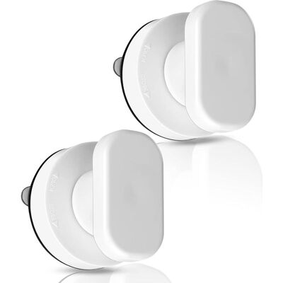 Vision Lot De 2 Poignées De Porte À Ventouses, Poignée Pour Porte-fenêtre Avec Ventouse Puissante, Pour Portes De Salle De Bain En Verre, Armoires Et Tiroirs, Couleur Blanche. Publicité Vision Lot De 2 Poignées De Porte À Ventouses, Poignée Pour Porte-fenêtre Avec Ventouse Puissante, Pour Portes De Salle De Bain En Verre, Armoires Et Tiroirs, Couleur Blanche. Publicité