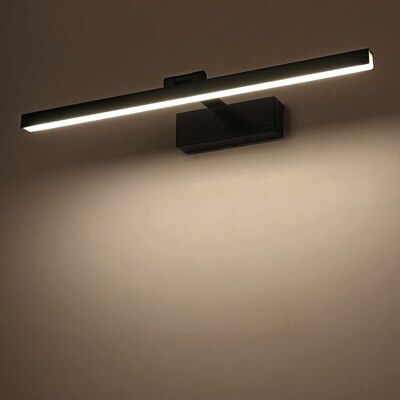 Melissa Lampe Miroir Salle De Bain Led 12w 4000k Moderne - 1000lm - Noir/blanc - Intérieur Salle De Bain - Publicité Melissa Lampe Miroir Salle De Bain Led 12w 4000k Moderne - 1000lm - Noir/blanc - Intérieur Salle De Bain - Publicité