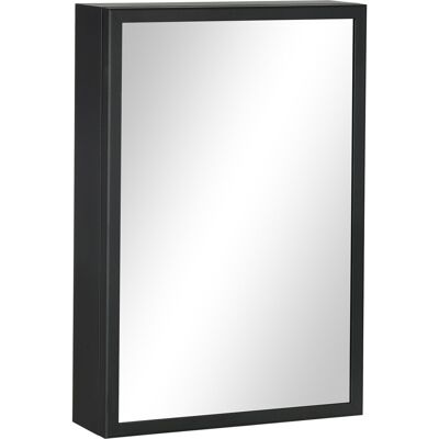ACKERMAN Armoire À Miroir, Meuble De Salle De Bain Avec 3 Étagères, Armoire À Pharmacie, Meuble Suspendu Pour Chambre, Noir, 40 X 12 X 60 Cm - Publicité ACKERMAN Armoire À Miroir, Meuble De Salle De Bain Avec 3 Étagères, Armoire À Pharmacie, Meuble Suspendu Pour Chambre, Noir, 40 X 12 X 60 Cm - Publicité