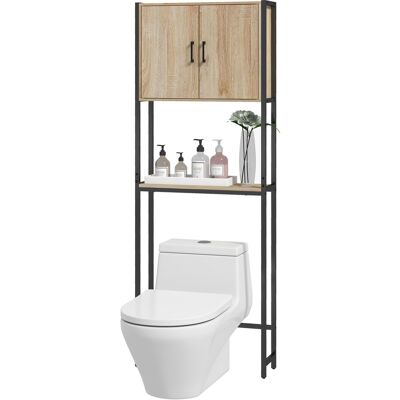 HEAT Meuble De Salle De Bain À 2 Portes Et Étagère Ouverte - Publicité HEAT Meuble De Salle De Bain À 2 Portes Et Étagère Ouverte - Publicité