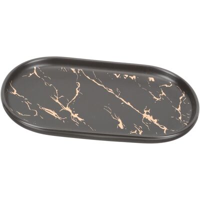 GRASSLIN Plateau De Rangement Lisse Et Facile À Nettoyer En Céramique Effet Marbré Pour Salle De Bain Pour Tasses Et Clés Meuble Coiffeuse'-'- - Publicité GRASSLIN Plateau De Rangement Lisse Et Facile À Nettoyer En Céramique Effet Marbré Pour Salle De Bain Pour Tasses Et Clés Meuble Coiffeuse'-'- - Publicité