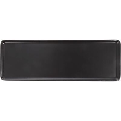 GRASSLIN Plateau Rectangulaire Plateau De Bain Grand Format En Céramique Noir Organisateur Maquillage Et Accessoires Élégant Et Pratique Pour Salle De Bain'-'- - Publicité GRASSLIN Plateau Rectangulaire Plateau De Bain Grand Format En Céramique Noir Organisateur Maquillage Et Accessoires Élégant Et Pratique Pour Salle De Bain'-'- - Publicité