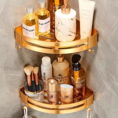 ABYSSE Étagère De Douche Et De Salle De Bain En Acier Inoxydable (sus 304) Avec Surface Adhésive Et Crochets, Sans Perçage, Antirouille, Solution De Rangement Pour Chambres D'Étudiants, Salles De Bain Et Cui - Publicité ABYSSE Étagère De Douche Et De Salle De Bain En Acier Inoxydable (sus 304) Avec Surface Adhésive Et Crochets, Sans Perçage, Antirouille, Solution De Rangement Pour Chambres D'Étudiants, Salles De Bain Et Cui - Publicité