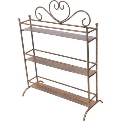 GRASSLIN Organisateur De Maquillage En Fer À 3 Niveaux, Étagère De Rangement Pour Salle De Bain 33x27x11,7 Cm, Support À Parfum Et Produits Cosmétiques, Plateau Léger Et Stable Pour'-'- - Publicité GRASSLIN Organisateur De Maquillage En Fer À 3 Niveaux, Étagère De Rangement Pour Salle De Bain 33x27x11,7 Cm, Support À Parfum Et Produits Cosmétiques, Plateau Léger Et Stable Pour'-'- - Publicité