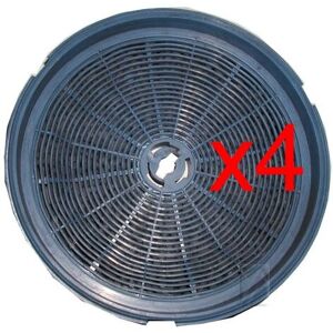 Airlux - Lot de 4 filtres à charbon Hotte Glem CR300 4CR300 - Publicité Airlux - Lot de 4 filtres à charbon Hotte Glem CR300 4CR300 - Publicité