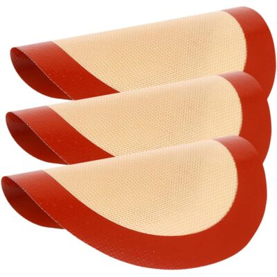 GRASSLIN 3 Pièces Tapis De Cuisson Silicone Rond Feuilles De Cuisson Réutilisables Antiadhésives Pour Four Micro-ondes Et Friteuse À Air Résistants À Haute Température Faciles À'-'- - Publicité GRASSLIN 3 Pièces Tapis De Cuisson Silicone Rond Feuilles De Cuisson Réutilisables Antiadhésives Pour Four Micro-ondes Et Friteuse À Air Résistants À Haute Température Faciles À'-'- - Publicité