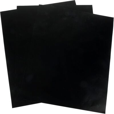GRASSLIN Revêtement De Four Antiadhésif Lot De 3 Feuilles Noires En Téflon Extra-épais Résistant Haute Température Tapis Protection Cuisson Pour Four Électrique, Gaz Et Micro-ondes'-'- - Publicité GRASSLIN Revêtement De Four Antiadhésif Lot De 3 Feuilles Noires En Téflon Extra-épais Résistant Haute Température Tapis Protection Cuisson Pour Four Électrique, Gaz Et Micro-ondes'-'- - Publicité