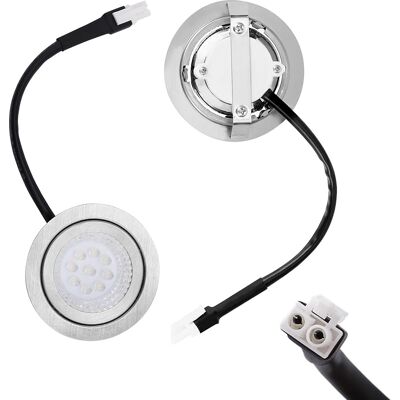 SANS MARQUE 2 Pièces El Mâle Hotte Lampes Encastrées, 6,8cm Diamètre Dc 12v 6500k Acier Inoxydable Hotte Led Lumière Remplacement Accessoires Éclairage Pour Cuisinière Cuisine - Publicité SANS MARQUE 2 Pièces El Mâle Hotte Lampes Encastrées, 6,8cm Diamètre Dc 12v 6500k Acier Inoxydable Hotte Led Lumière Remplacement Accessoires Éclairage Pour Cuisinière Cuisine - Publicité
