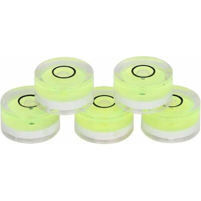 Melissa Niveaux À Bulle Ronds 5pcs, Mini Inclinomètres De Niveau À Bulle Circulaire, Niveau À Bulle Circulaire Pour Trépied, Phonographe, Plateau Tournant, 15x8mm - Publicité Melissa Niveaux À Bulle Ronds 5pcs, Mini Inclinomètres De Niveau À Bulle Circulaire, Niveau À Bulle Circulaire Pour Trépied, Phonographe, Plateau Tournant, 15x8mm - Publicité