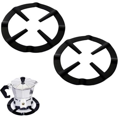 OEM 2 Pièce Moka Pot Cuisinière Support Pot Réducteur Anneau Stand Cafetière Étagère Accessoires Réducteur De Brûleur Support Anneau Fixation Pour Cafetière À Expresso Four Et Cuisine (noir) - Publicité OEM 2 Pièce Moka Pot Cuisinière Support Pot Réducteur Anneau Stand Cafetière Étagère Accessoires Réducteur De Brûleur Support Anneau Fixation Pour Cafetière À Expresso Four Et Cuisine (noir) - Publicité