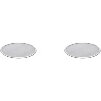 GRASSLIN Lot De 2 Grille Cuisson Aluminium Diamètre 24 Cm Pour Pizza Pâte Feuilletée Four - Publicité GRASSLIN Lot De 2 Grille Cuisson Aluminium Diamètre 24 Cm Pour Pizza Pâte Feuilletée Four - Publicité
