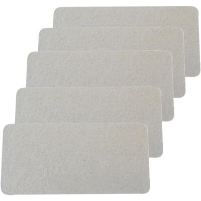 GRASSLIN Lot De 5 Plaques Mica, Guide Ondes Micro-ondes, Isolation Thermique, Dimensions Variées, Remplacement Four - Publicité GRASSLIN Lot De 5 Plaques Mica, Guide Ondes Micro-ondes, Isolation Thermique, Dimensions Variées, Remplacement Four - Publicité