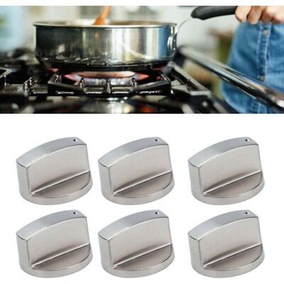 OEM 6pcs 8mm Bouton Rotatif Bouton De Commande En Alliage De Zinc Remplacement Pour Cuisinière À Gaz Four À Micro-ondes 45°-- - Publicité OEM 6pcs 8mm Bouton Rotatif Bouton De Commande En Alliage De Zinc Remplacement Pour Cuisinière À Gaz Four À Micro-ondes 45°-- - Publicité