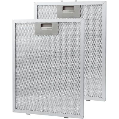 Melissa Filtre À Graisse Métallique Pour Hotte De Cuisine/ventilation De Ventilateur D'Extraction Argent 320 X 260 Mm (pack De 2) - Publicité Melissa Filtre À Graisse Métallique Pour Hotte De Cuisine/ventilation De Ventilateur D'Extraction Argent 320 X 260 Mm (pack De 2) - Publicité