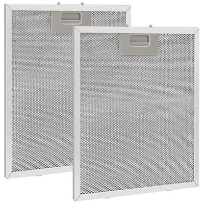 Vision 2 Pièces Filtre À Graisse Métallique Pour Hotte Aspirante 320x260mm,filtre En Maille Accessoire Hotte Aspirante Pour Hottes De Cuisine - Argent - Publicité Vision 2 Pièces Filtre À Graisse Métallique Pour Hotte Aspirante 320x260mm,filtre En Maille Accessoire Hotte Aspirante Pour Hottes De Cuisine - Argent - Publicité