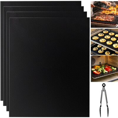 GRASSLIN 4 - Tapis De Four - Feuille De Cuisson - Anti-adhésive Et Découpable - Protection Pour Fond De Four Et Grill - Usage Gaz Ou Électrique - Noir - 40x33cm - Publicité GRASSLIN 4 - Tapis De Four - Feuille De Cuisson - Anti-adhésive Et Découpable - Protection Pour Fond De Four Et Grill - Usage Gaz Ou Électrique - Noir - 40x33cm - Publicité