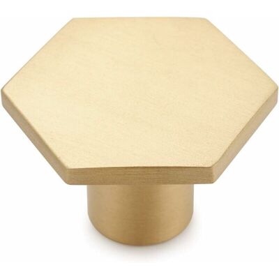 SANS MARQUE 6pcs Poignée De Porte En Laiton Massif Boutons De Porte Hexagonaux Bouton De Meuble Boutons De Tiroir Avec Vis Accessoire Pour Cuisine Salon Chambre - Publicité SANS MARQUE 6pcs Poignée De Porte En Laiton Massif Boutons De Porte Hexagonaux Bouton De Meuble Boutons De Tiroir Avec Vis Accessoire Pour Cuisine Salon Chambre - Publicité
