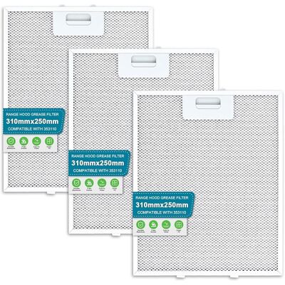 SANS MARQUE Filtre Hotte Extracteur 310 X 250, Filtre À Graisse Compatible Avec Bosch Campana Extractrice De Cuisine Par (3 Pièces) - Publicité SANS MARQUE Filtre Hotte Extracteur 310 X 250, Filtre À Graisse Compatible Avec Bosch Campana Extractrice De Cuisine Par (3 Pièces) - Publicité