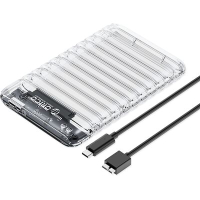 OEM Boîtier Transparent Pour Disque Dur/ssd 2,5" 2139u3-v1, Usb Micro-b 5 Gb/s - Publicité OEM Boîtier Transparent Pour Disque Dur/ssd 2,5" 2139u3-v1, Usb Micro-b 5 Gb/s - Publicité