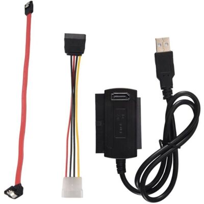 SANS MARQUE Adaptateur Câble Ide Vers Usb 2.0 Pour Disque Dur 2.5 Et 3.5 Pouces Convertisseur - Publicité SANS MARQUE Adaptateur Câble Ide Vers Usb 2.0 Pour Disque Dur 2.5 Et 3.5 Pouces Convertisseur - Publicité